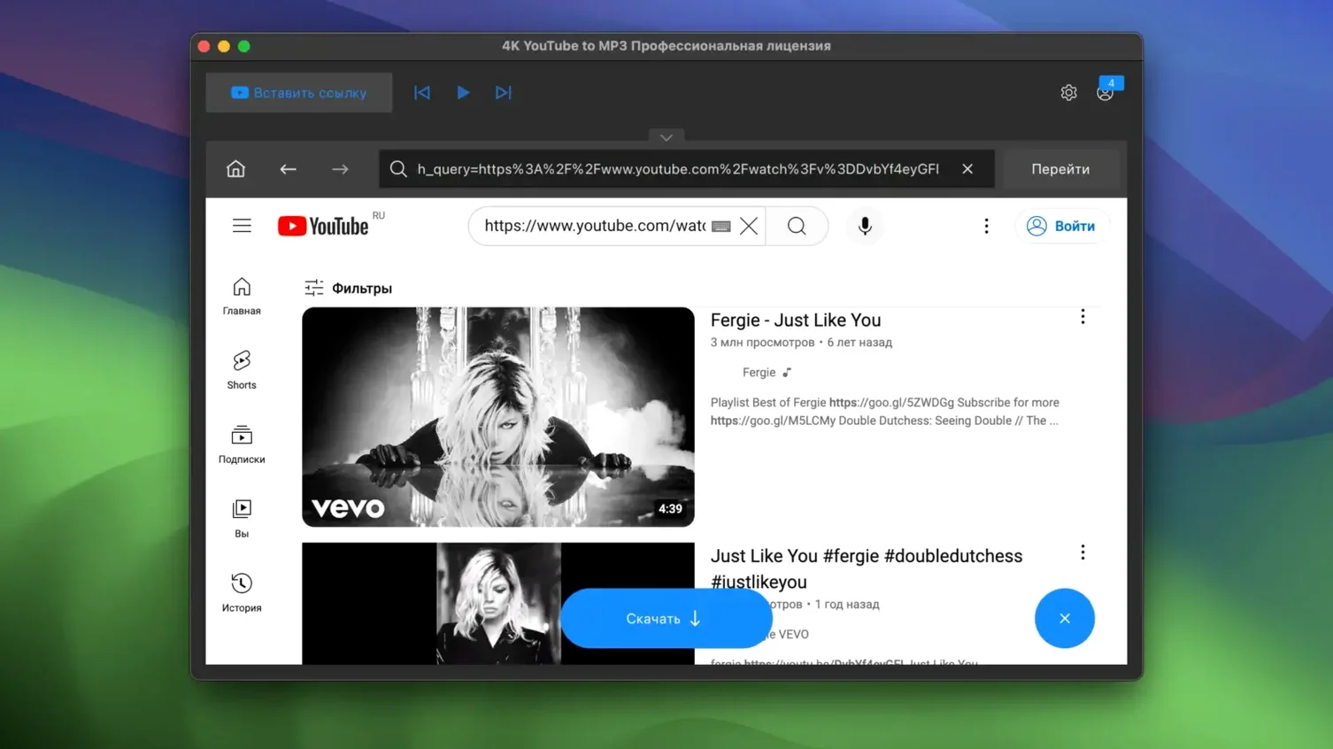 View 3 of 4: 4K YouTube to MP3 4K YouTube to MP3 panel 3