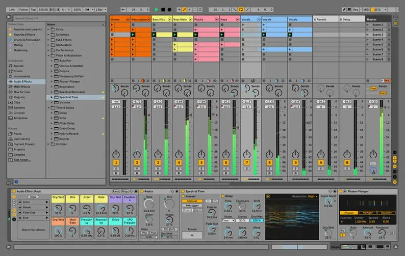 Ableton Live: view #4 Ableton Live layout 4