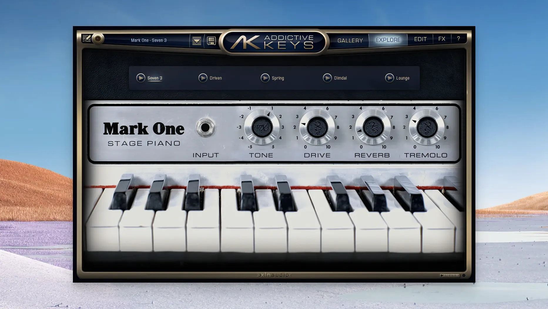 Addictive Keys: view #1 addictive keys: overview screen