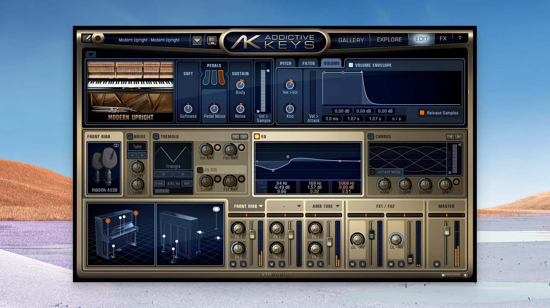 Addictive Keys: view #3 Addictive Keys layout 3