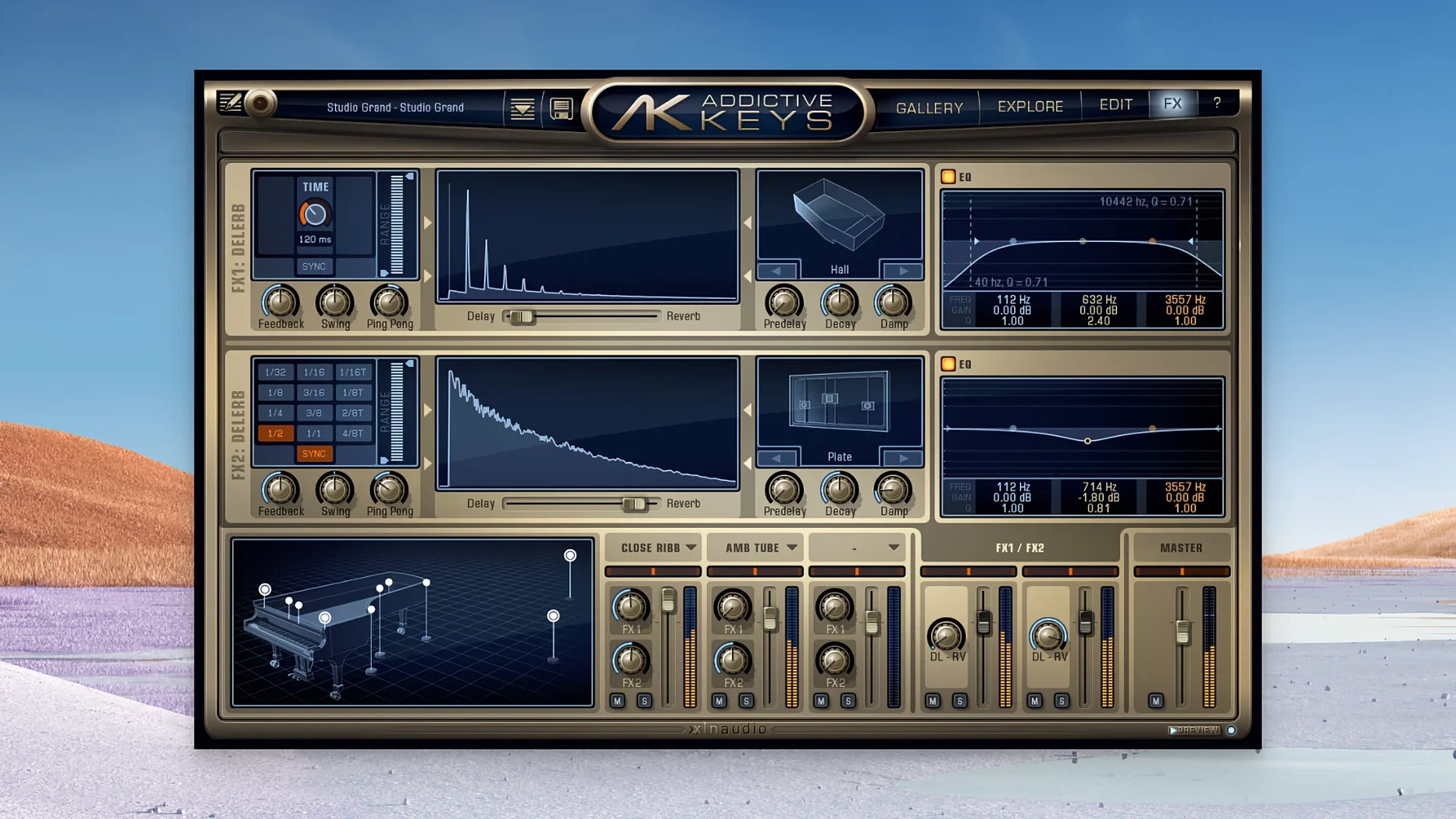Addictive Keys: view #4 Addictive Keys layout 4