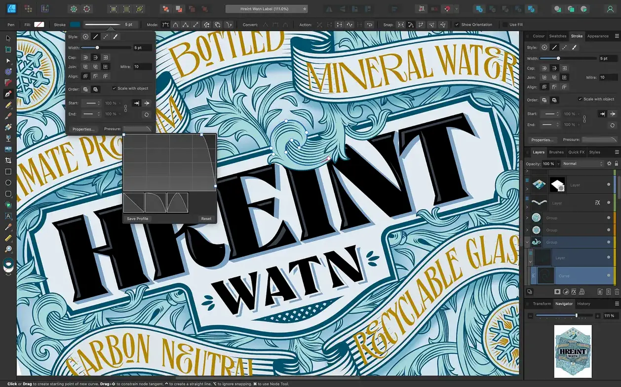 View 2 of 4: Affinity Designer Affinity Designer panel 2
