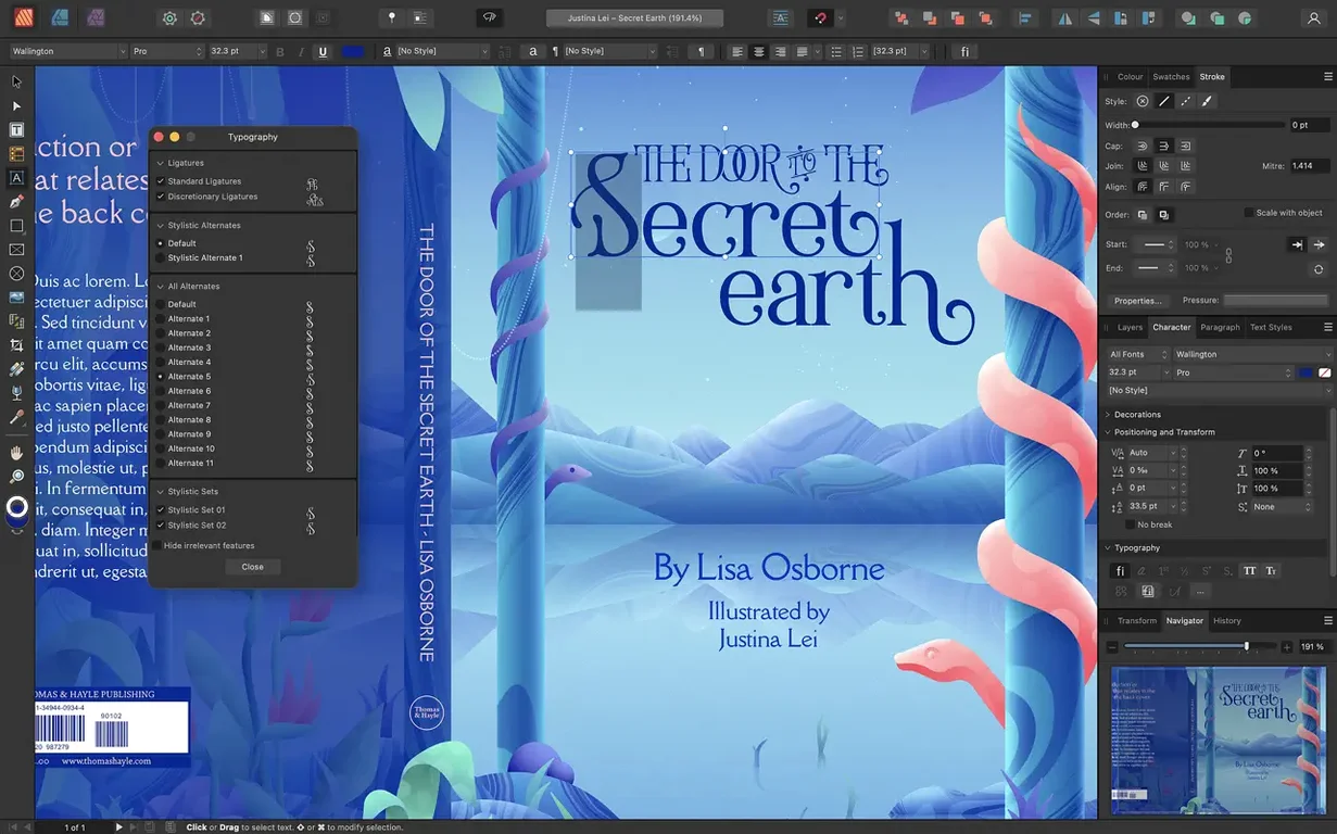 View 4 of 4: Affinity Publisher Affinity Publisher panel 4