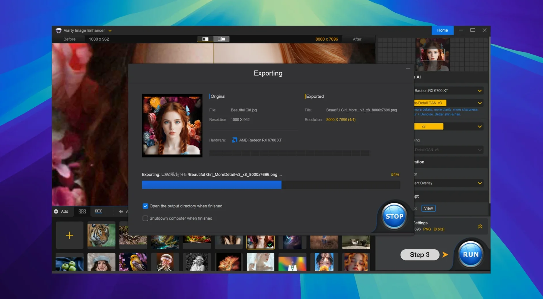 Aiarty Image Enhancer: view #3 Aiarty Image Enhancer layout 3