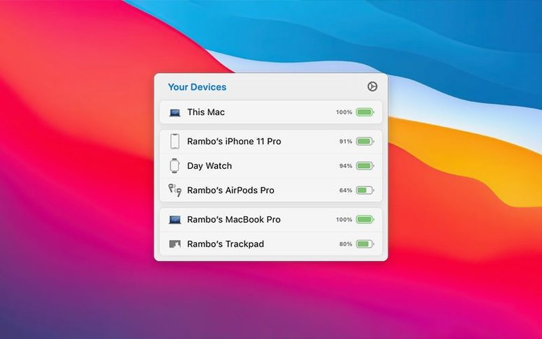 AirBuddy: view #2 AirBuddy layout 2