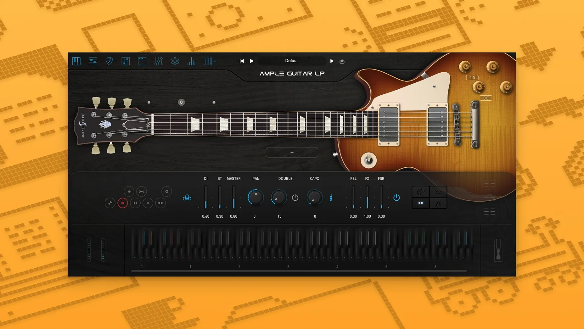 Ample Sound Ample Guitar LP III: view #1 ample guitar l torrent: overview screen