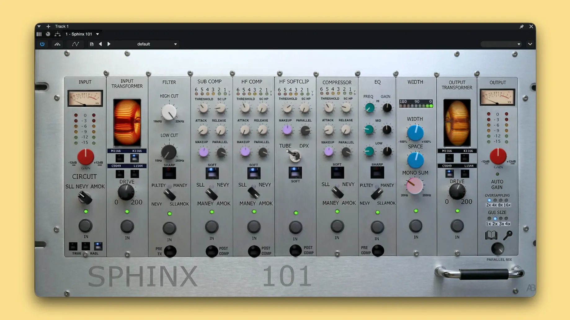 Analog Realism Sphinx 101: view #1 analog realism sphinx 101 for mac free download: overview screen