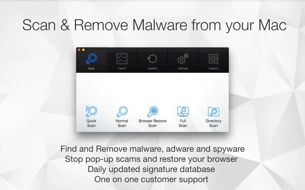 View 1 of 4: Antivirus Zap - Virus Scanner antivirus mac torrent — welcome screen