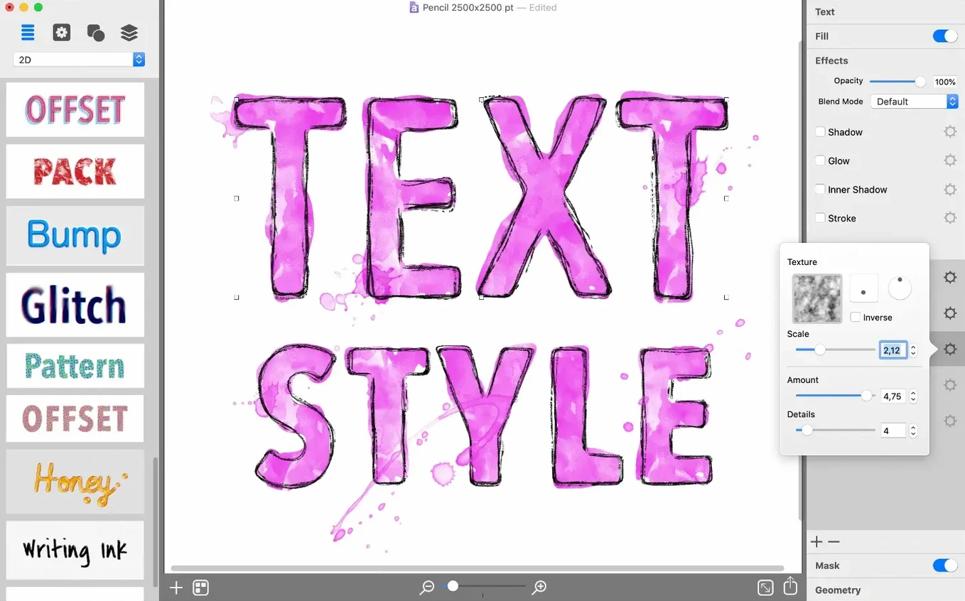 View 4 of 4: Art Text 4 Art Text 4 panel 4