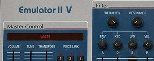 Small Arturia Emulator II V logo