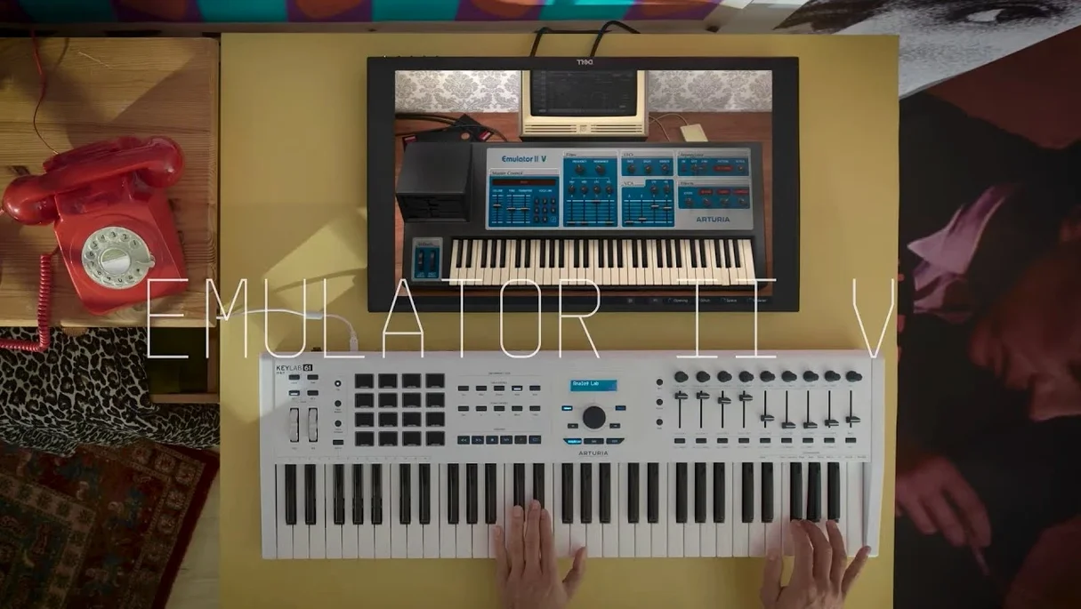 Arturia Emulator II V: view #1 arturia mac torrent — welcome screen