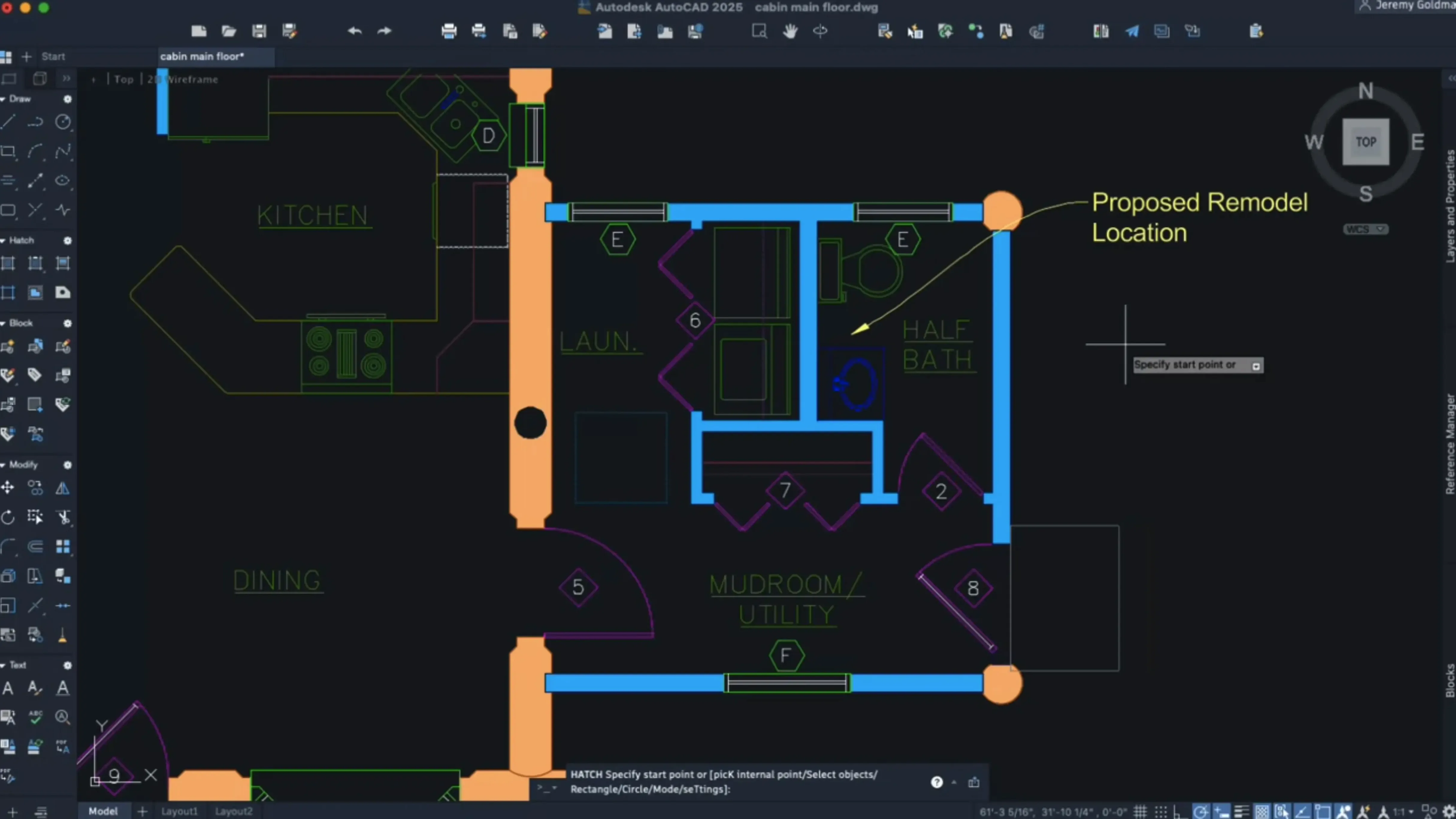 View 3 of 3: AutoCAD AutoCAD panel 3