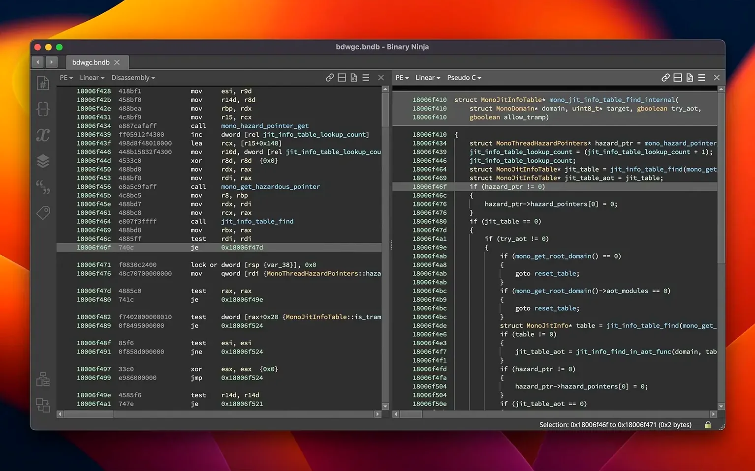 View 1 of 4: Binary Ninja binary ninja torrent: overview screen