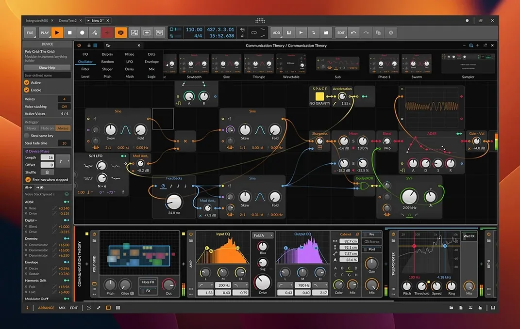 Bitwig Studio: view #1 bitwig 6 torrent: overview screen