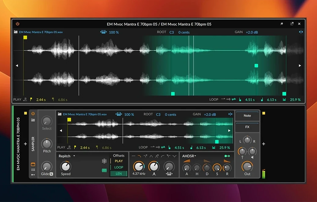 Bitwig Studio: view #3 Bitwig Studio layout 3