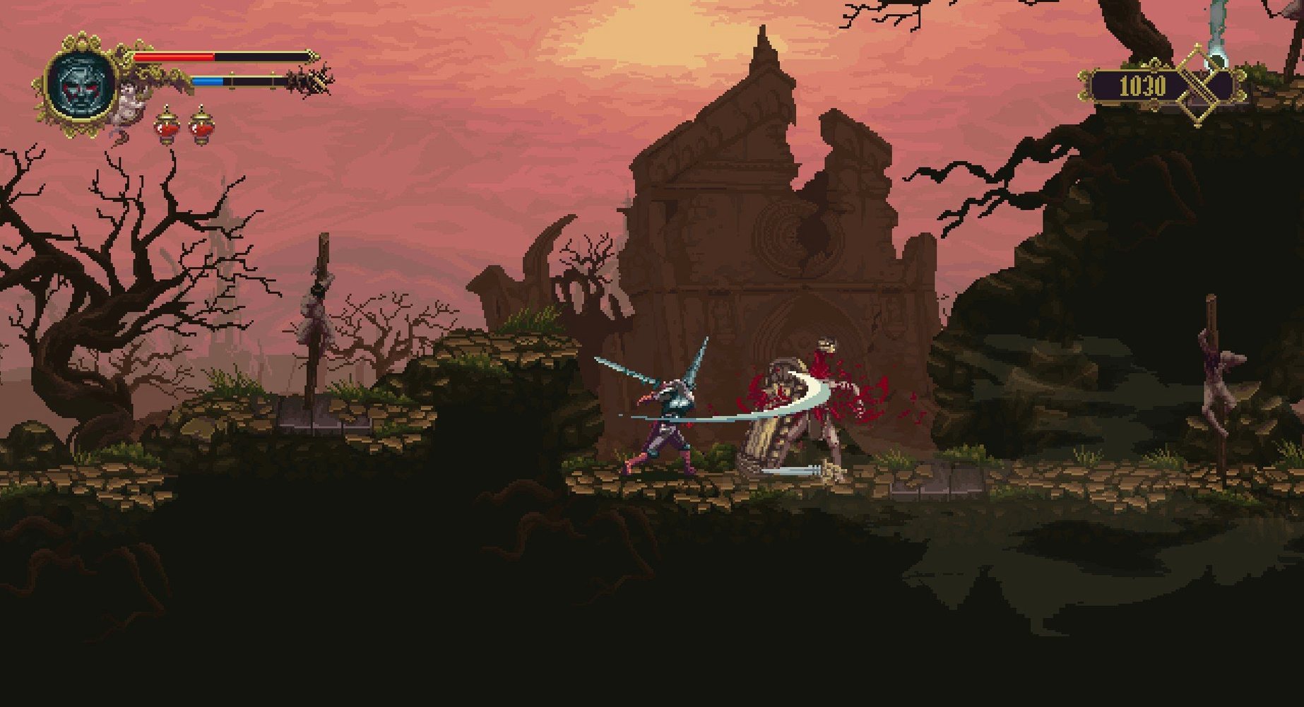 Blasphemous: view #2 Blasphemous layout 2