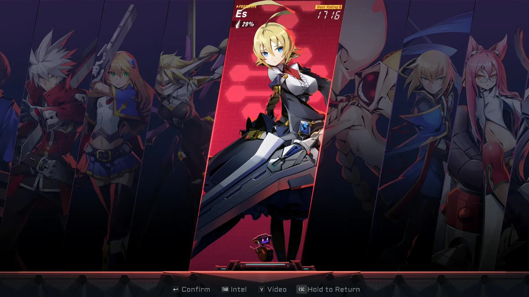 BlazBlue Entropy Effect: view #2 BlazBlue Entropy Effect layout 2