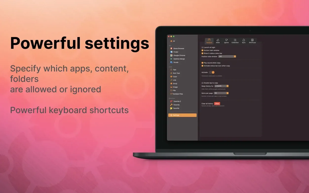 View 4 of 4: Clipboard Manager - PastePal Clipboard Manager - PastePal panel 4