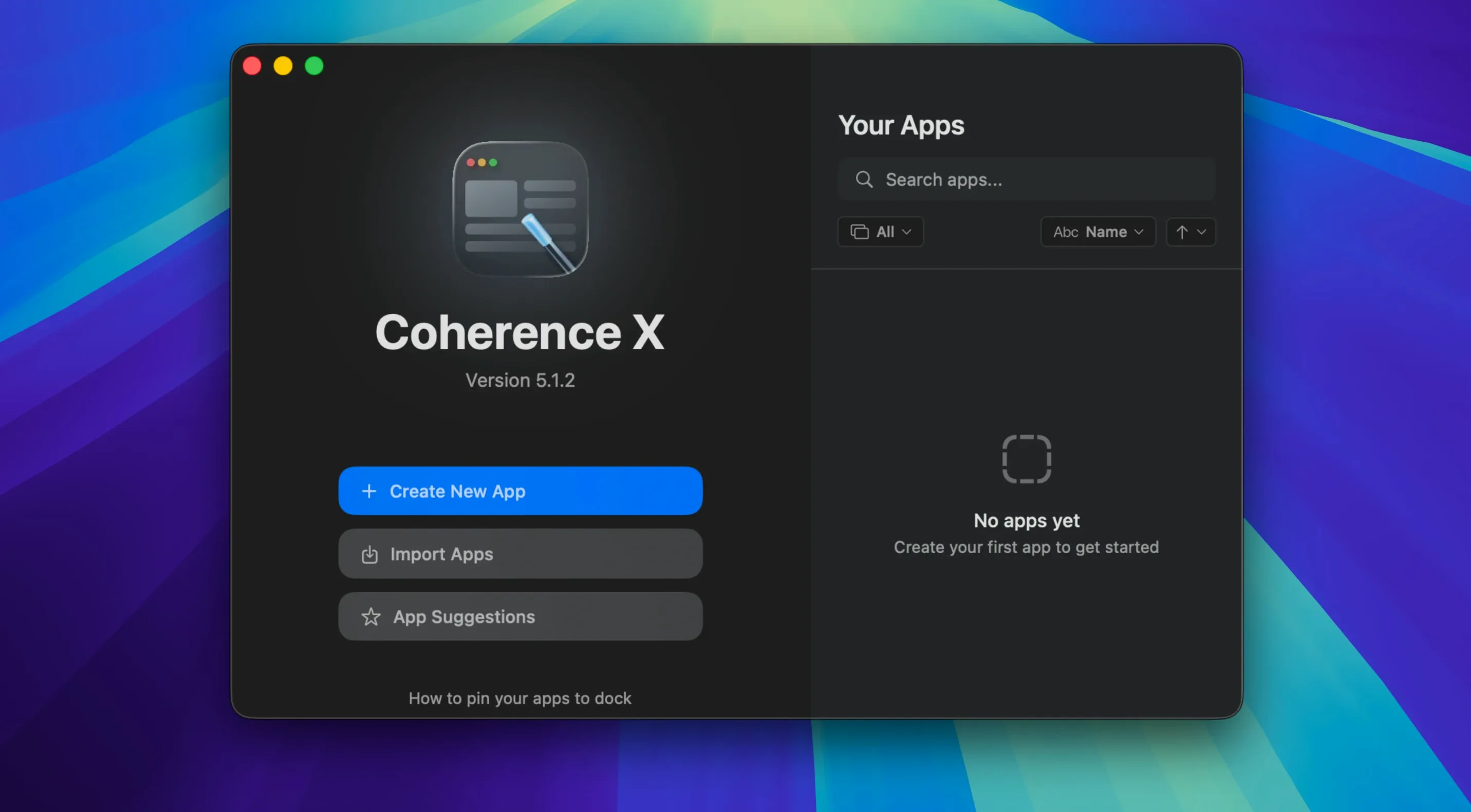 View 1 of 2: Coherence X coherence torrent: overview screen