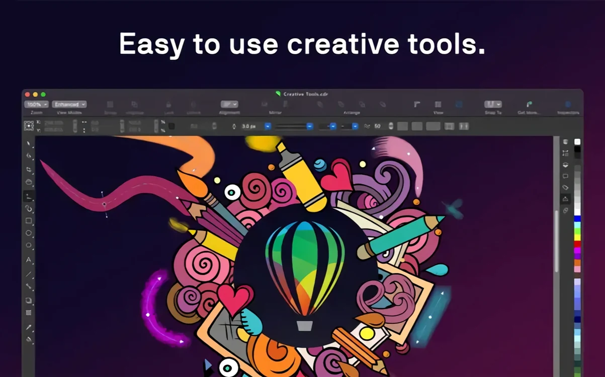 View 1 of 5: CorelDRAW coreldraw 27 — welcome screen