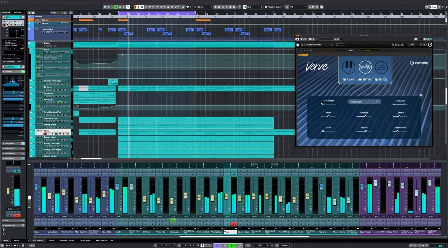 Cubase: view #3 Cubase layout 3