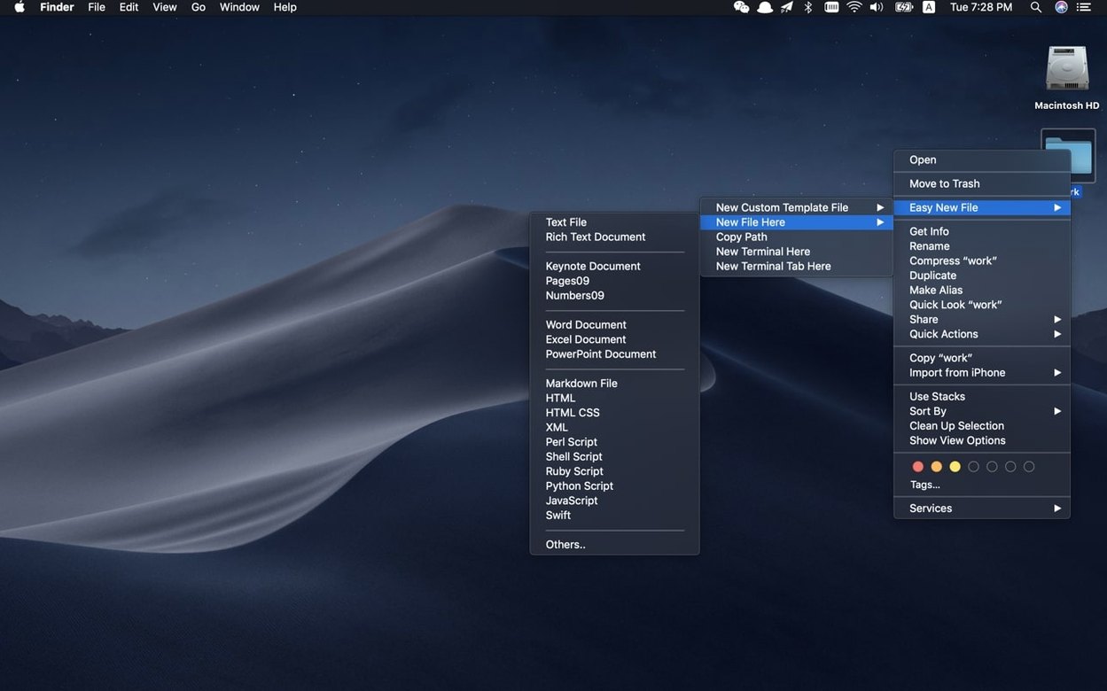 Easy New File: view #1 easy new file for mac free download — welcome screen