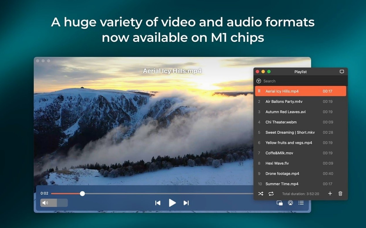 View 1 of 4: Elmedia Player Pro elmedia player pro for mac full: overview screen