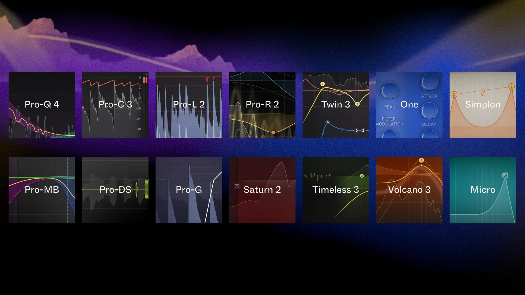 View 1 of 5: FabFilter Total Bundle fabfilter pro torrent: overview screen