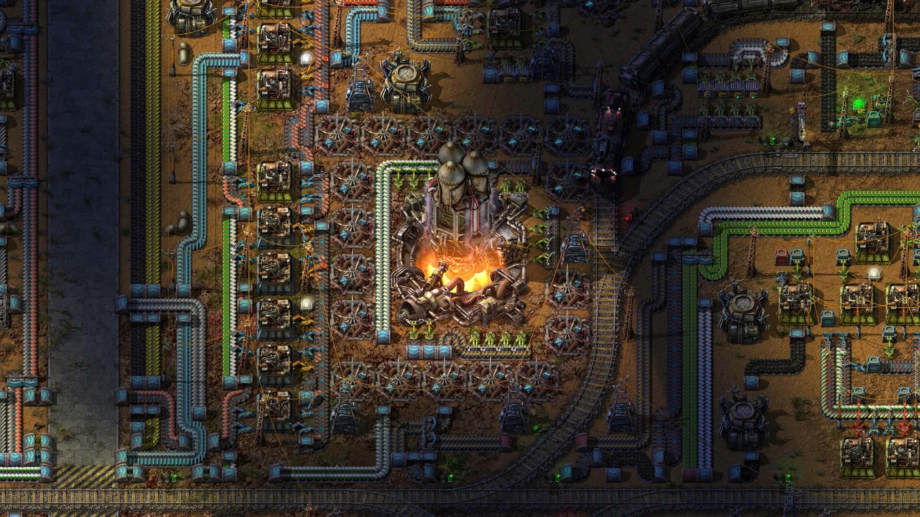 Factorio: view #2 Factorio layout 2