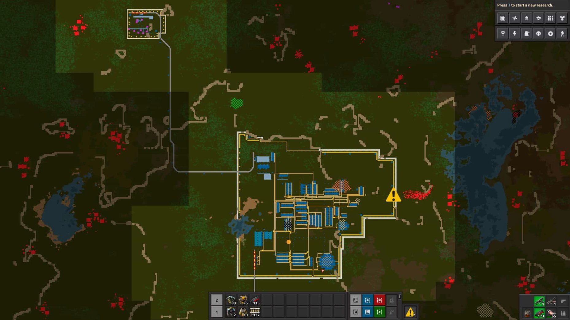 Factorio: view #3 Factorio layout 3