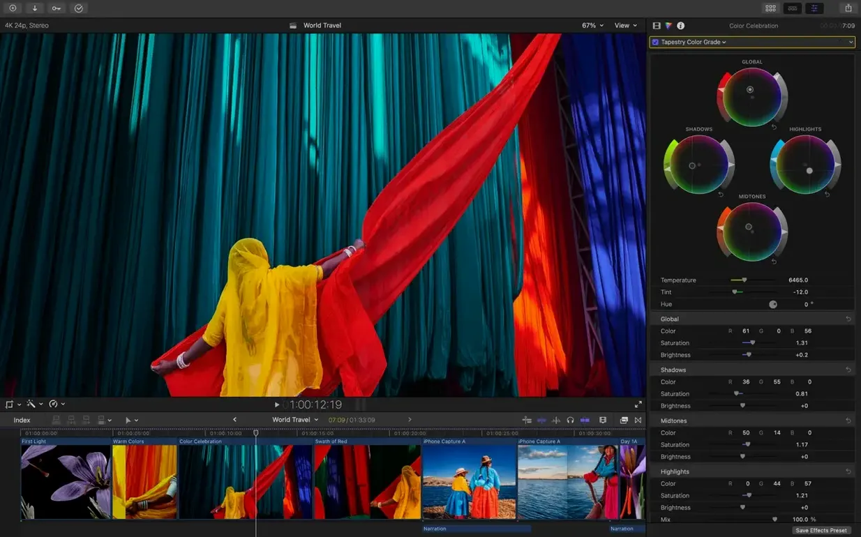 Final Cut Pro: view #1 final cut pro x: overview screen