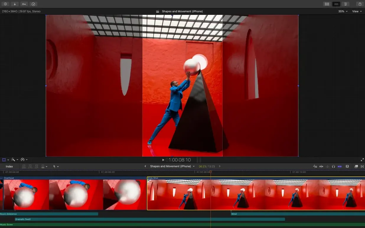 Final Cut Pro: view #4 Final Cut Pro layout 4