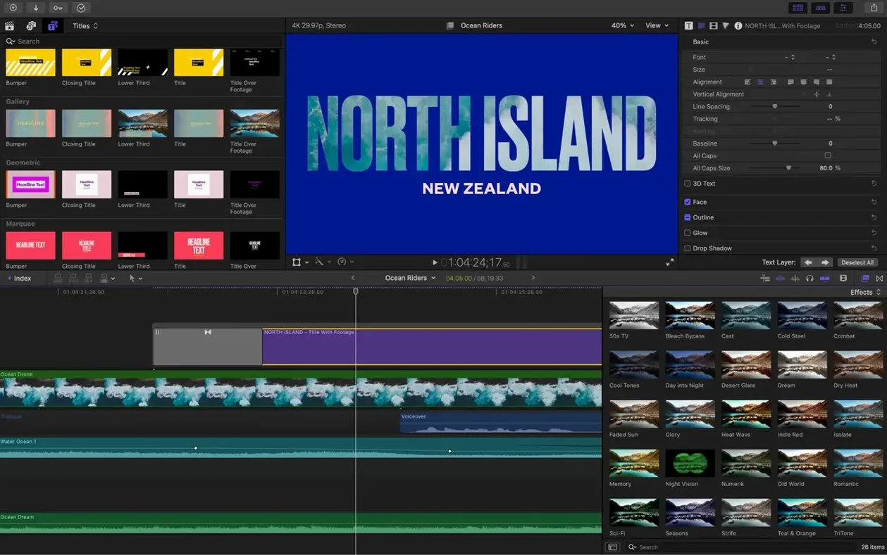 View 5 of 7: Final Cut Pro Final Cut Pro panel 5