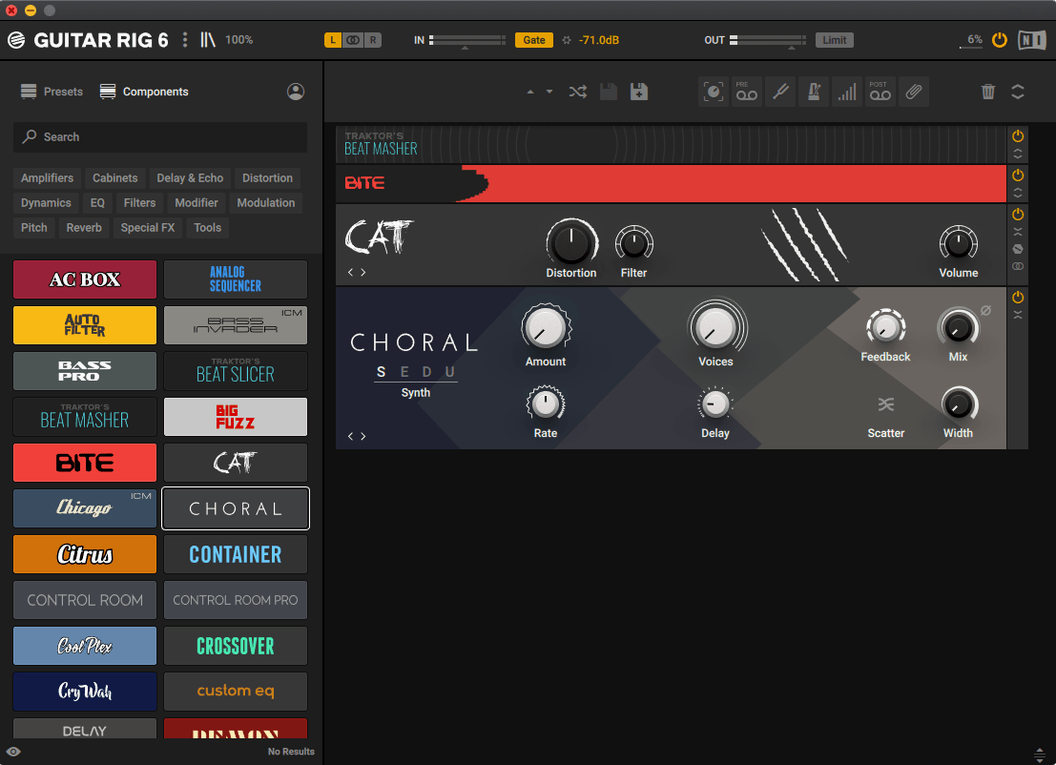 View 3 of 3: Guitar Rig Guitar Rig panel 3