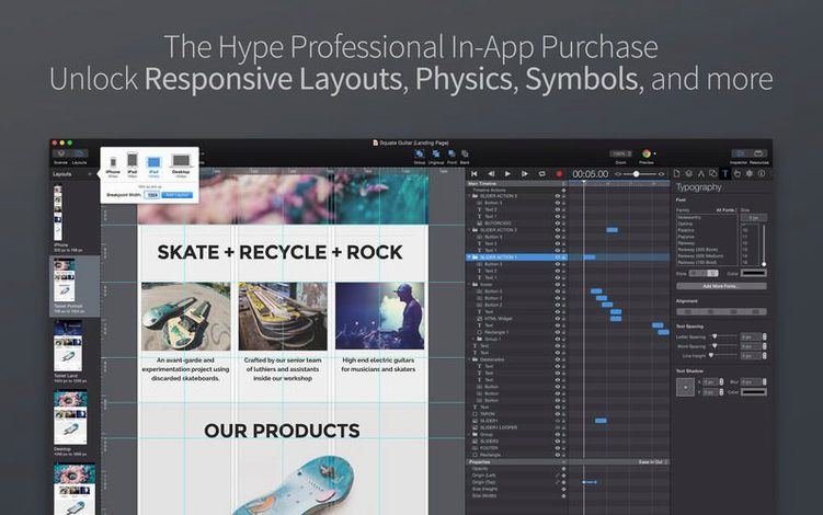 Hype 4 Pro: view #3 Hype 4 Pro layout 3