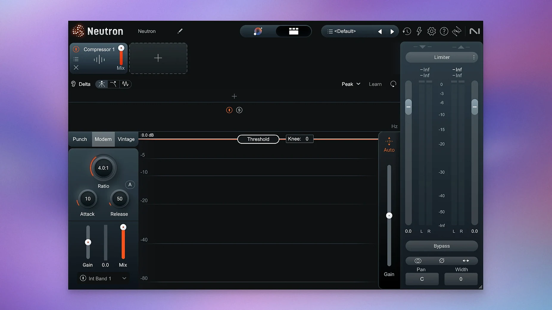 View 2 of 5: iZotope Neutron iZotope Neutron panel 2