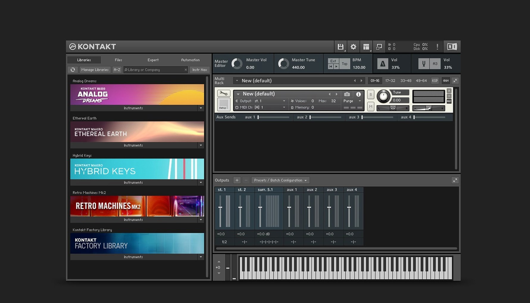 Kontakt: view #1 kontakt crack mac: overview screen