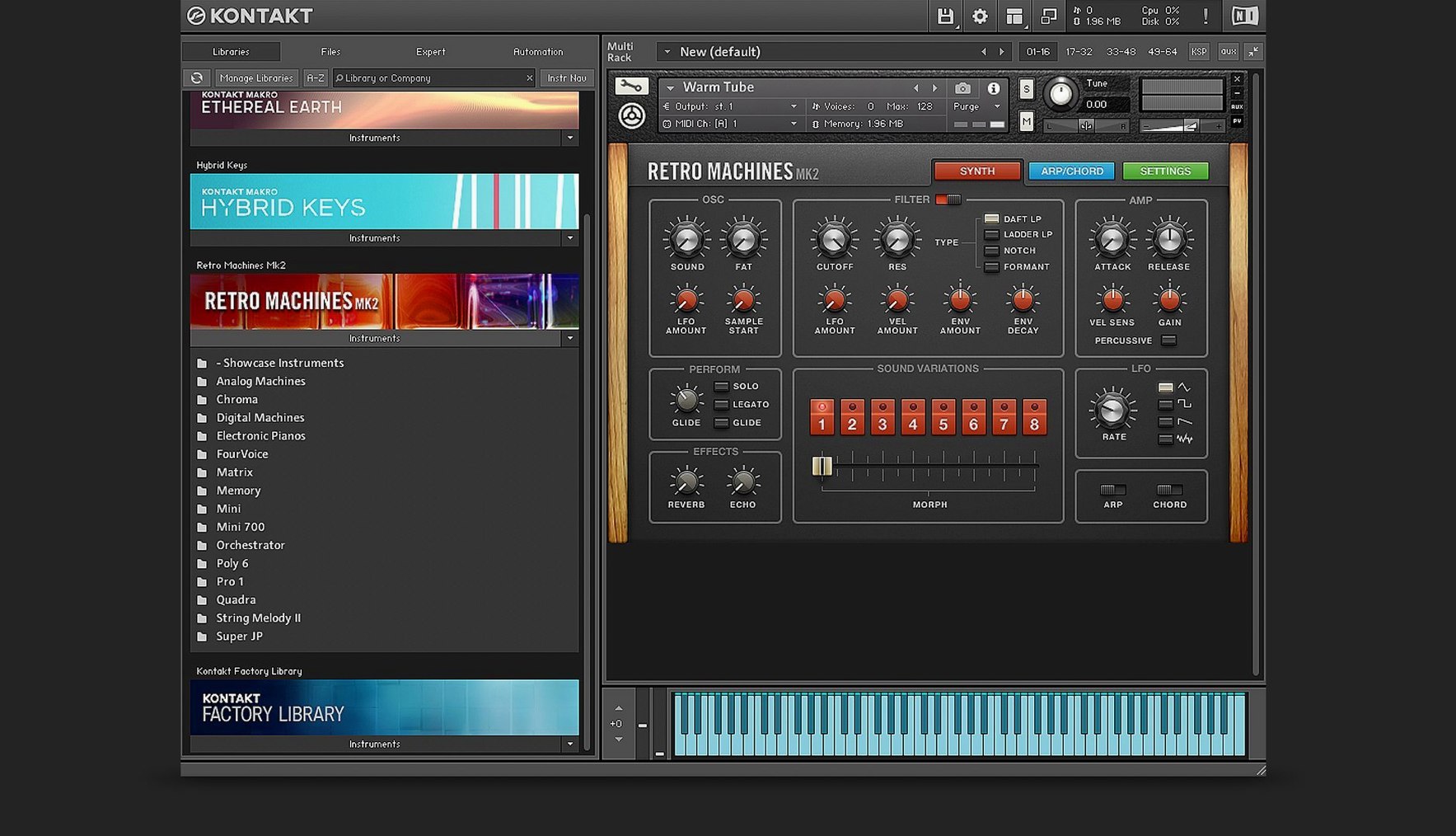 Kontakt: view #3 Kontakt layout 3