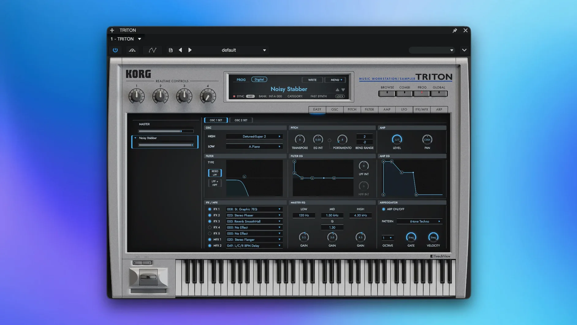 KORG TRITON: view #1 korg triton vst crack — welcome screen