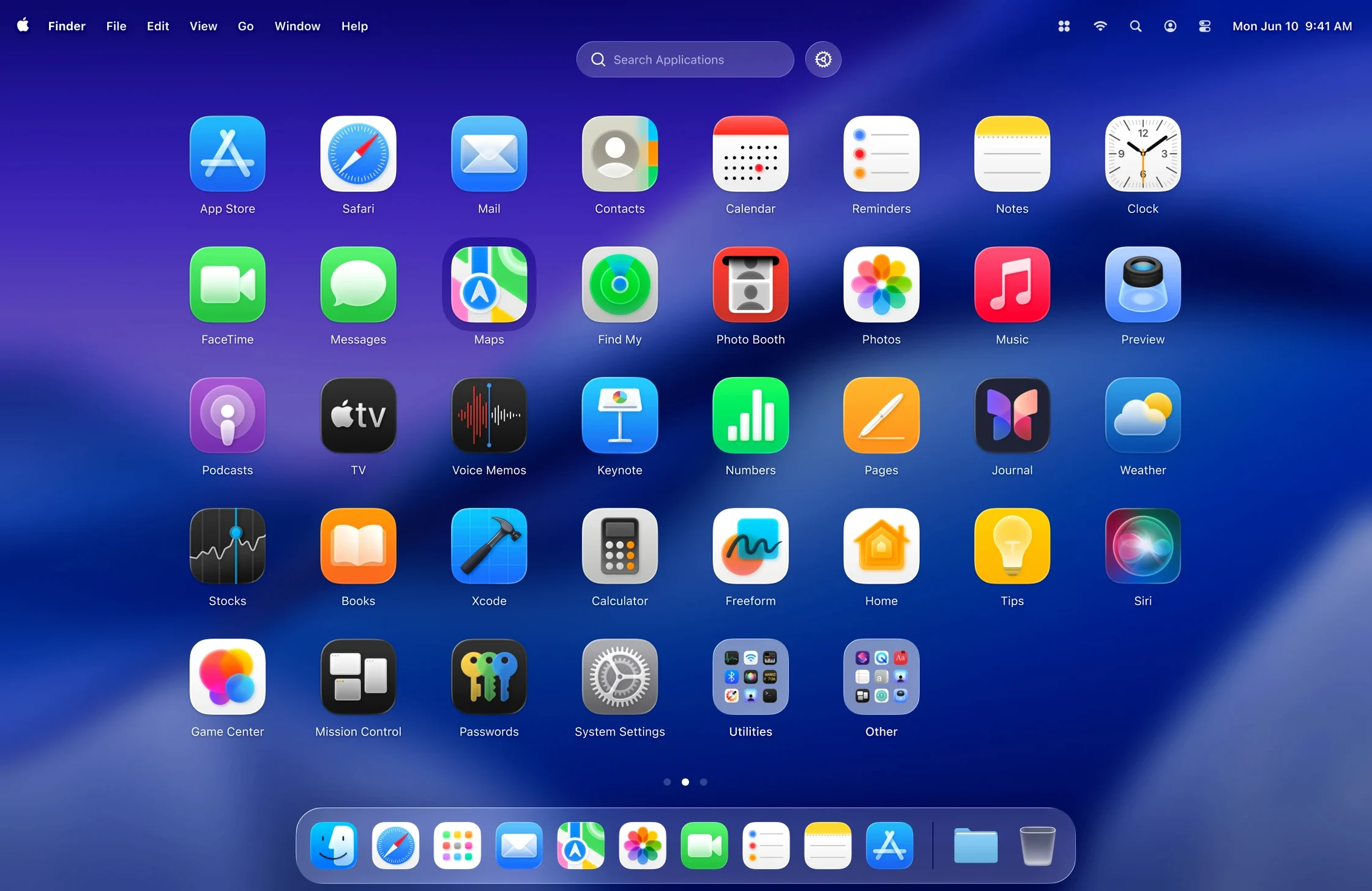 View 1 of 1: LaunchOS launchos for mac: overview screen