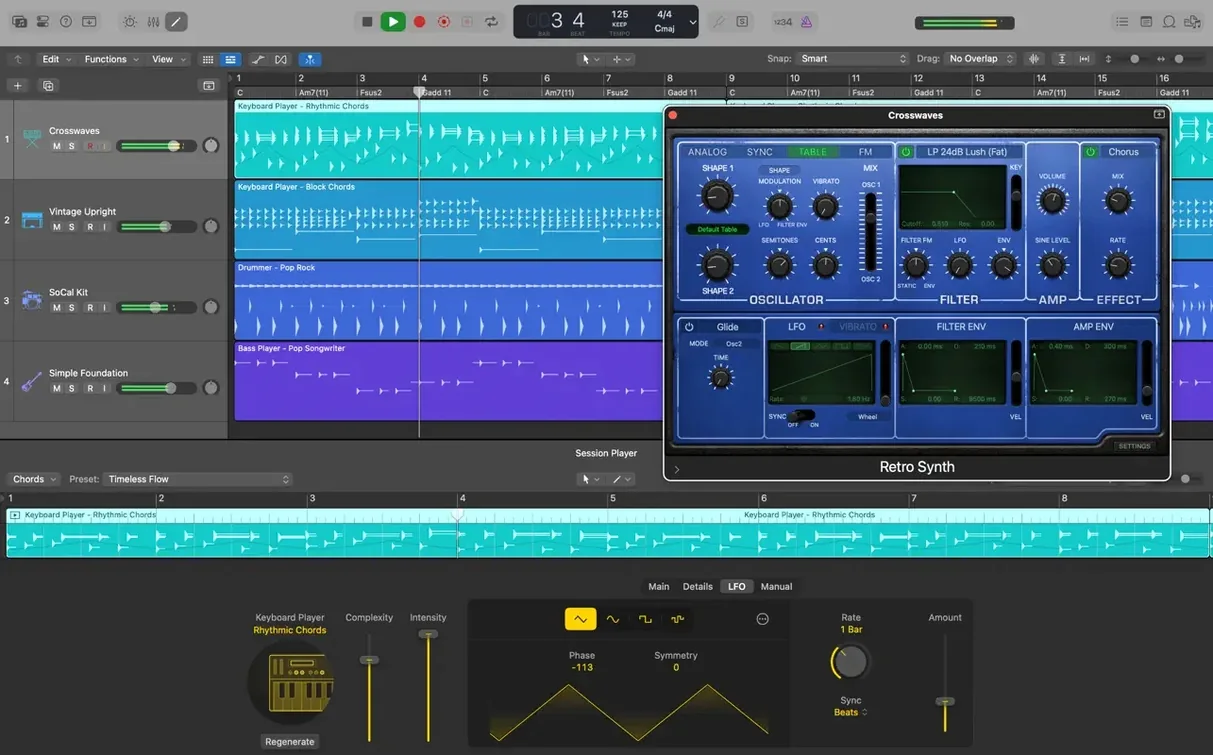 Logic Pro: view #1 logic pro x free download mac: overview screen