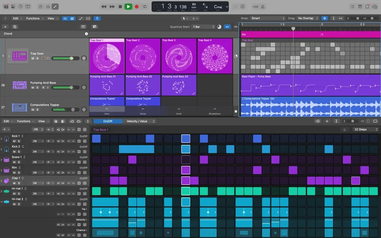 View 6 of 8: Logic Pro Logic Pro panel 6