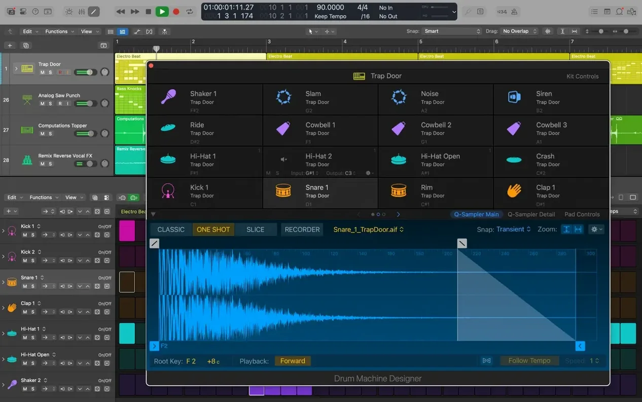 View 7 of 8: Logic Pro Logic Pro panel 7
