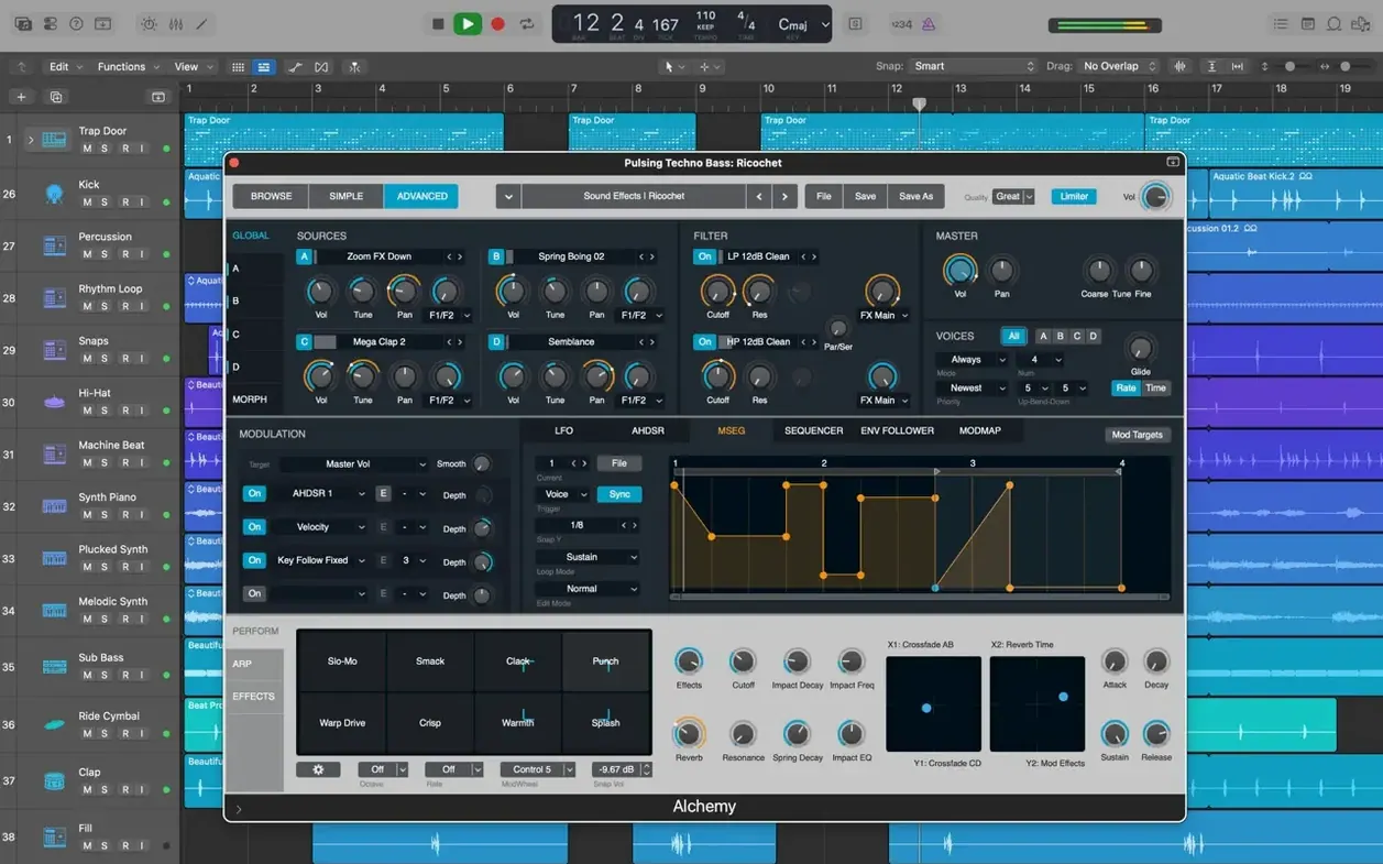 View 8 of 8: Logic Pro Logic Pro panel 8
