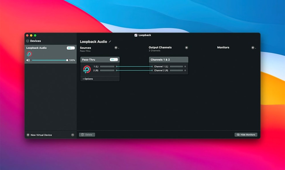 View 4 of 4: Loopback Loopback panel 4