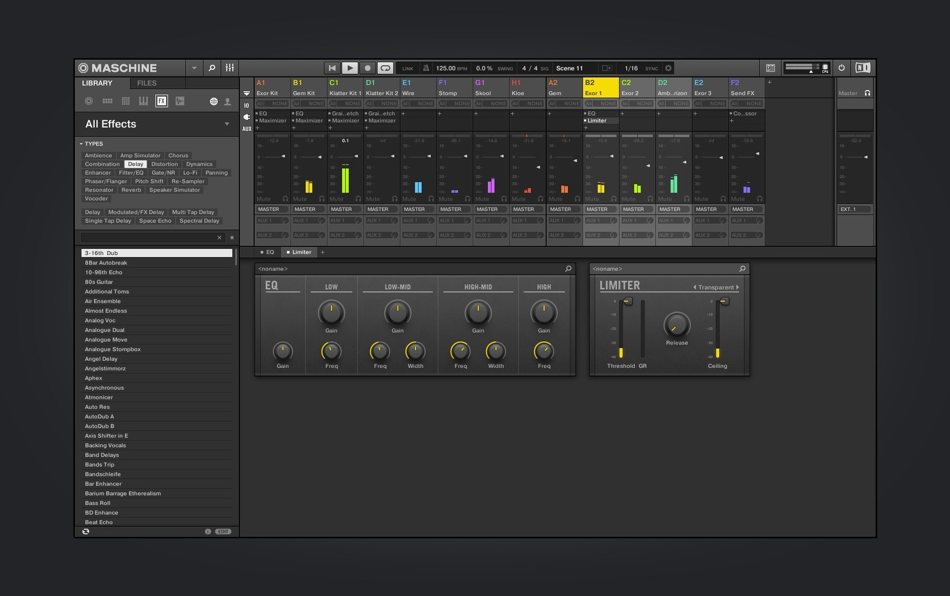 Maschine: view #4 Maschine layout 4