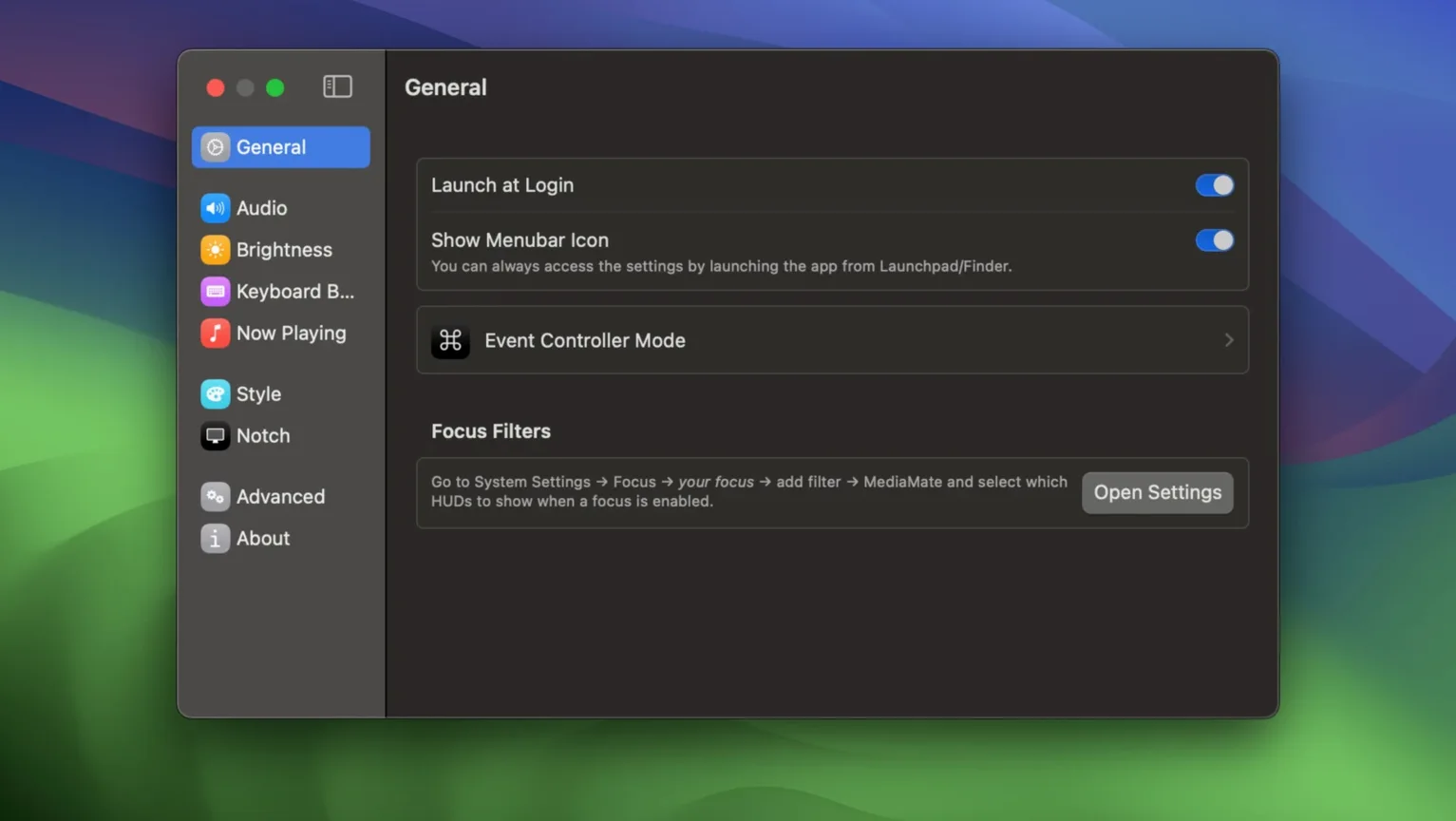 View 1 of 3: MediaMate mediamate license key: overview screen