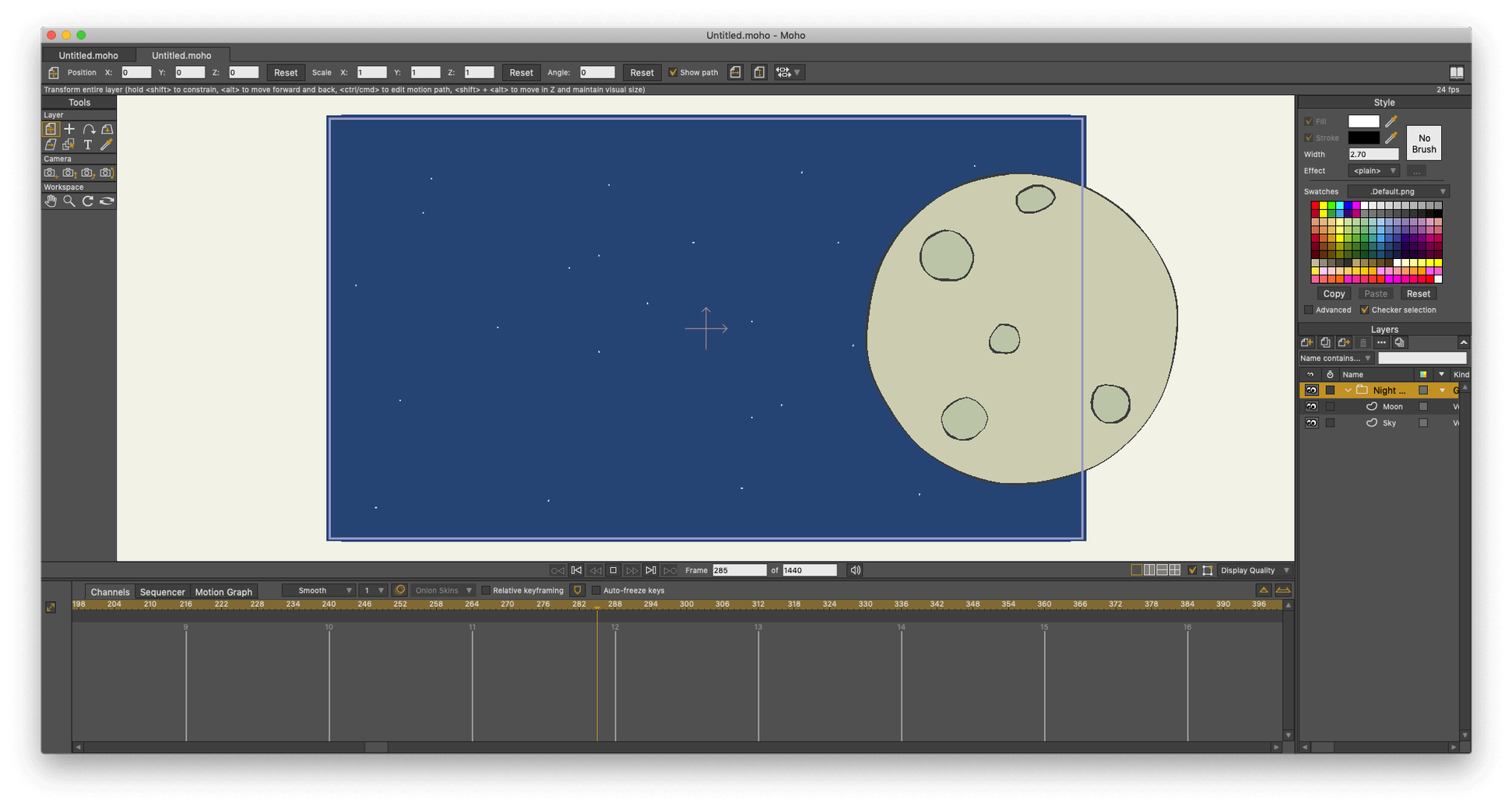 Moho Pro: view #2 Moho Pro layout 2