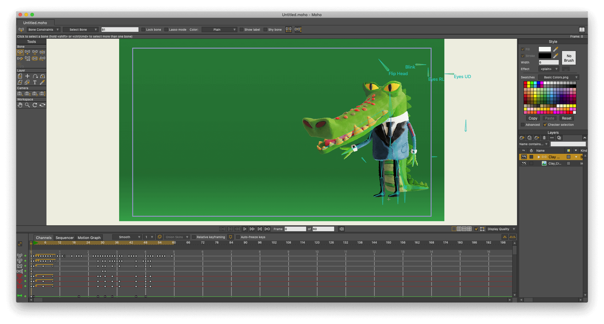 Moho Pro: view #3 Moho Pro layout 3