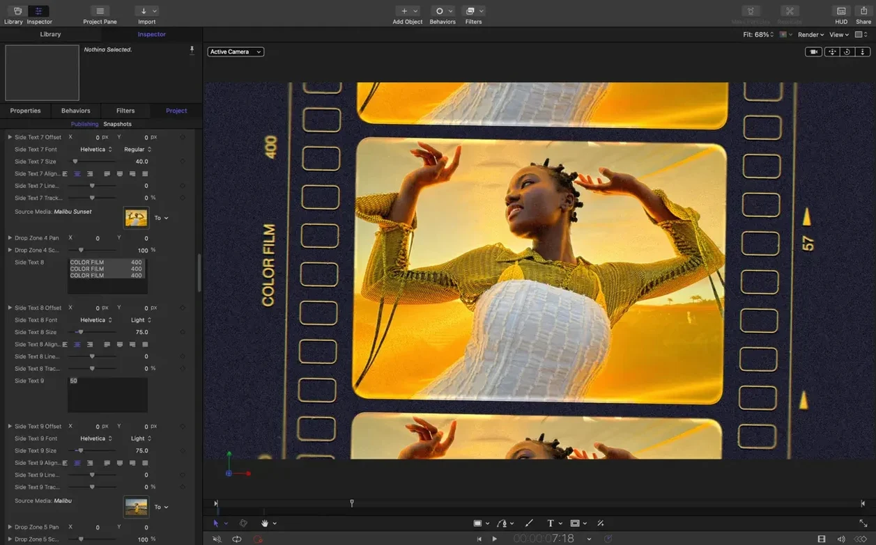 View 1 of 7: Motion motion download mac — welcome screen